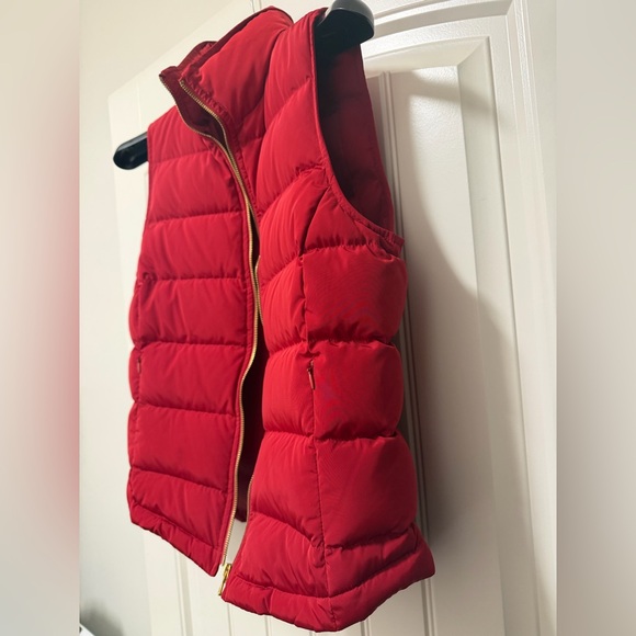 Talbots Red Puffer Vest - Picture 3 of 7